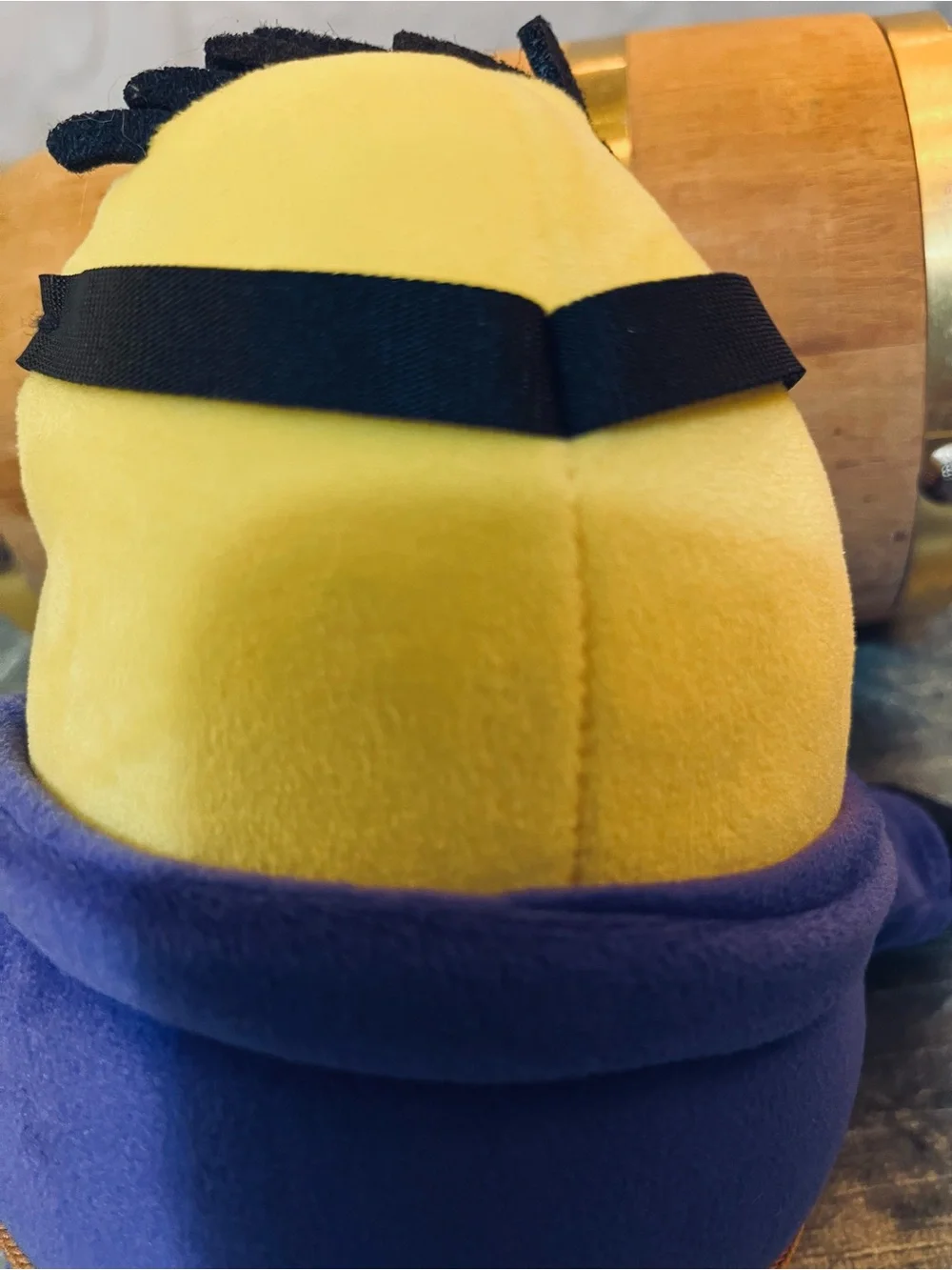 Lot of Two Yellow Plush Minion-Themed Kids Backpack Buddy